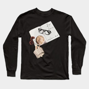 If you love me read me a book, illustration Long Sleeve T-Shirt